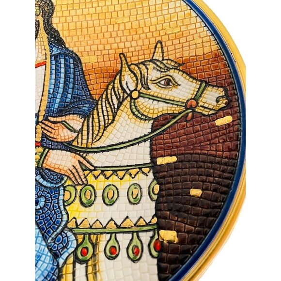 Veneto Flair Abramo e il Viaggio Limited Edition Plate Hand Painted by Franco La - Picture 5 of 11